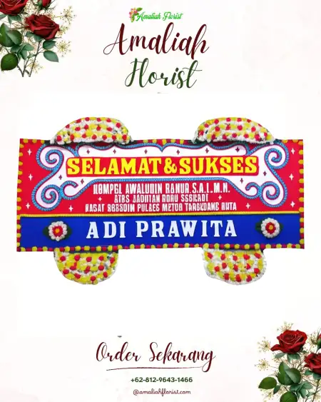 Papan Bunga Ucapan Selamat Wanahayu